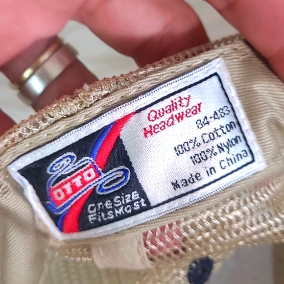 Y2K Meade County Kentucky Truck & Tractor Pull 2008 Tan Adjustable Snapback Hat - Picture 12 of 12